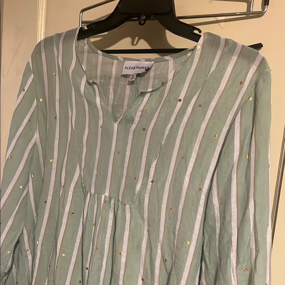 Alex & Parker Striped Blouse